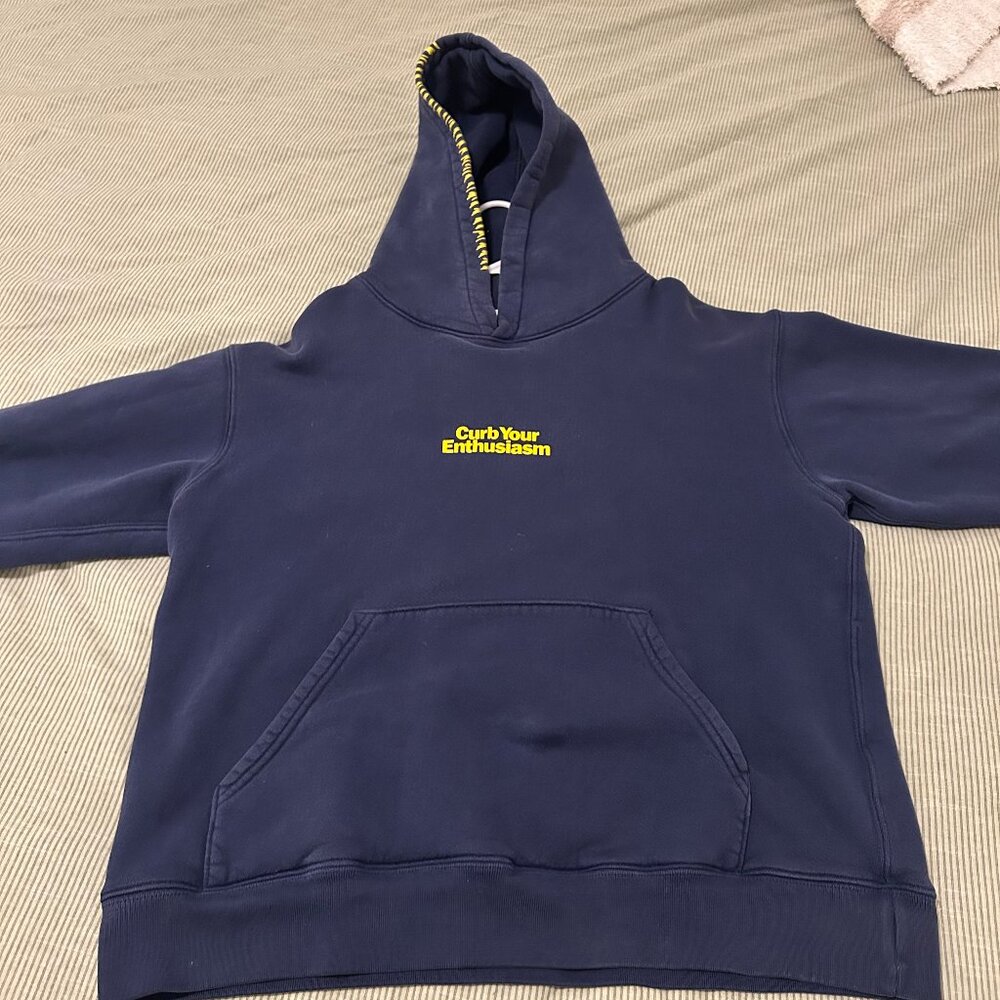 Rare Madhappy x Curb Your Enthusiasm Collab Sweatshirt – Blue (Size S, Unisex)